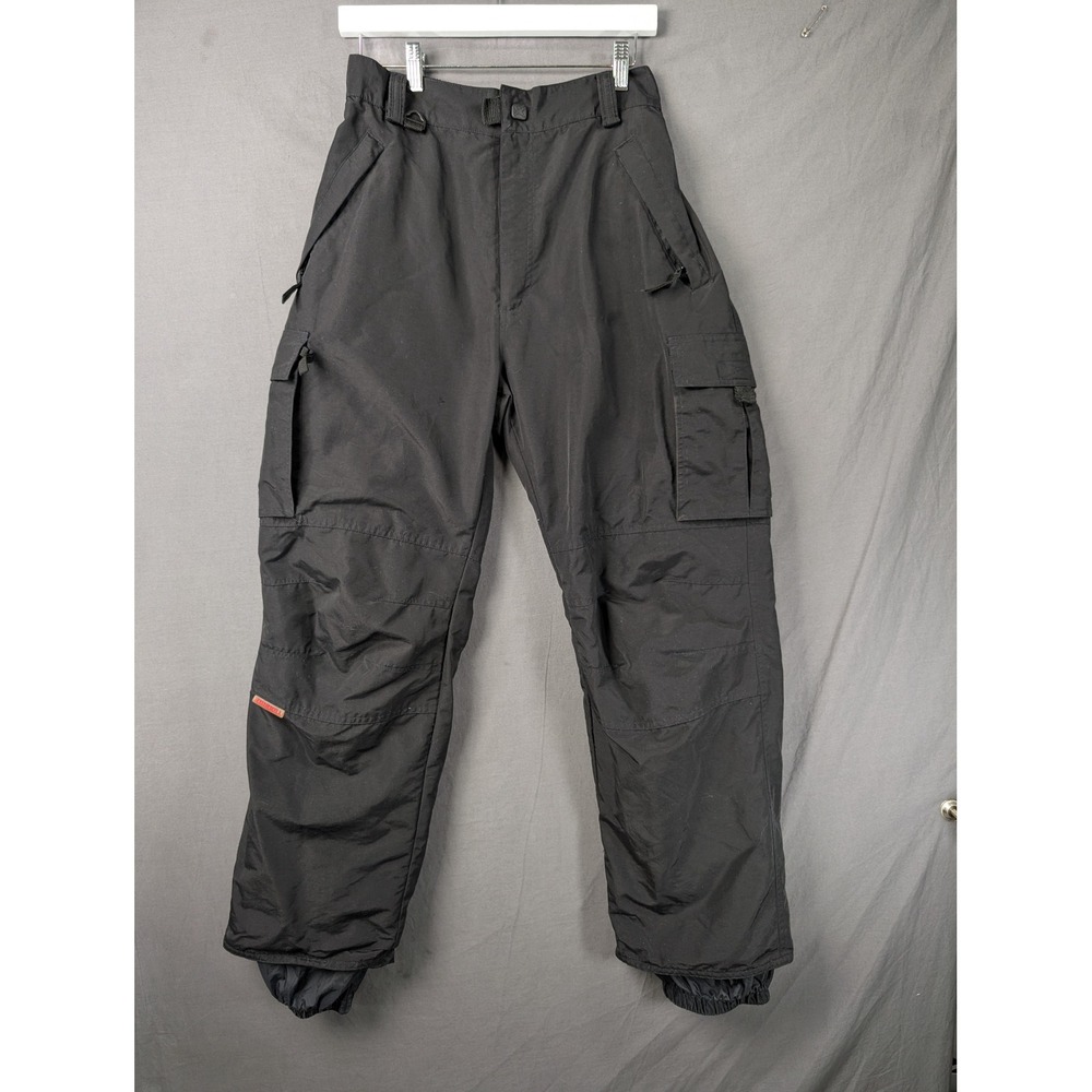 Turbine Performance Boardwear Mens Black Snowboard Cargo Pants Medium